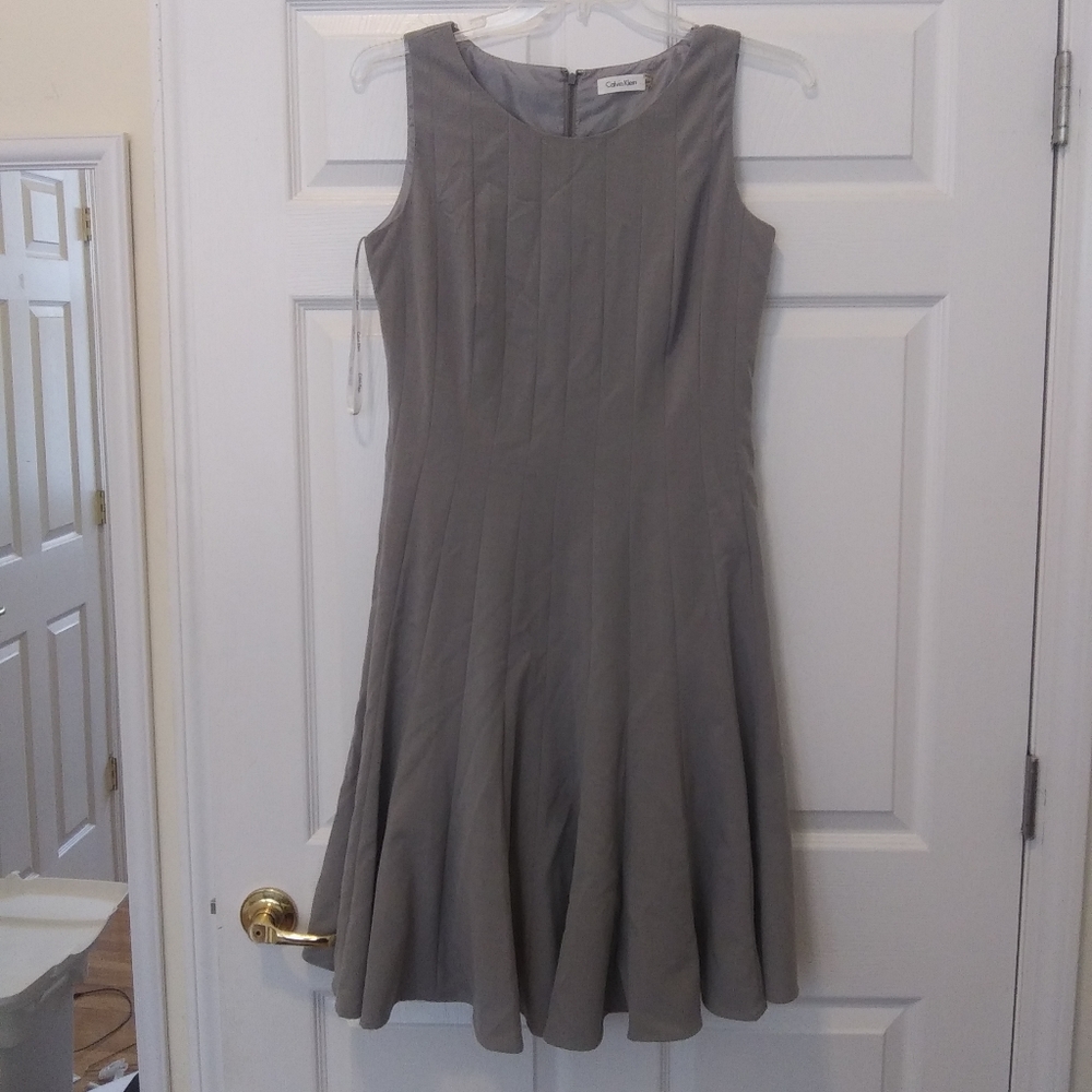 Calvin Klein Gray Dress Size 10